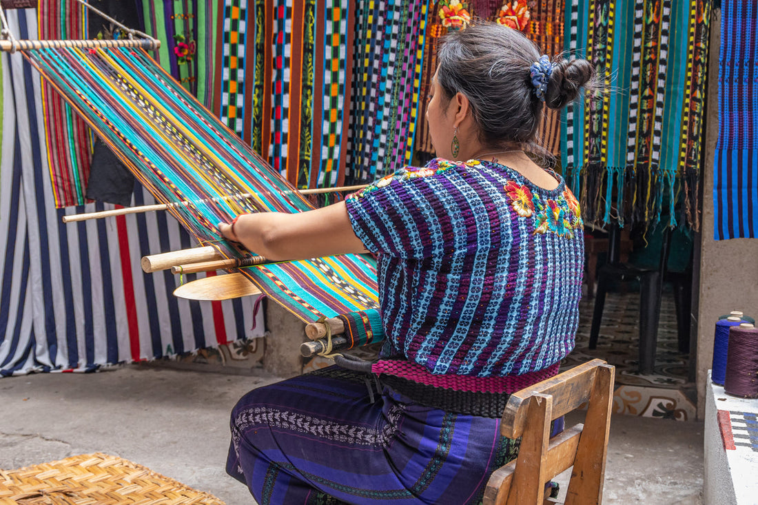 The Difference Between a Backstrap Loom and a Foot Loom in Guatemala