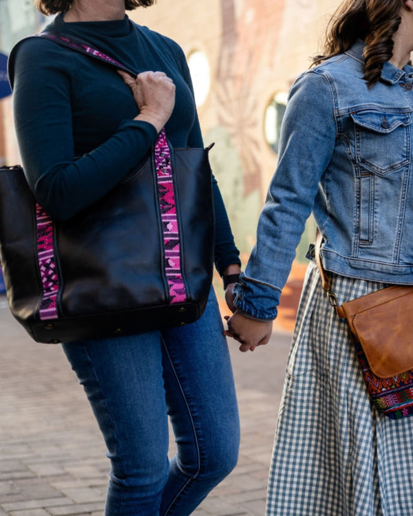 La Herencia Signature Tote + Crossbody Strap Set
