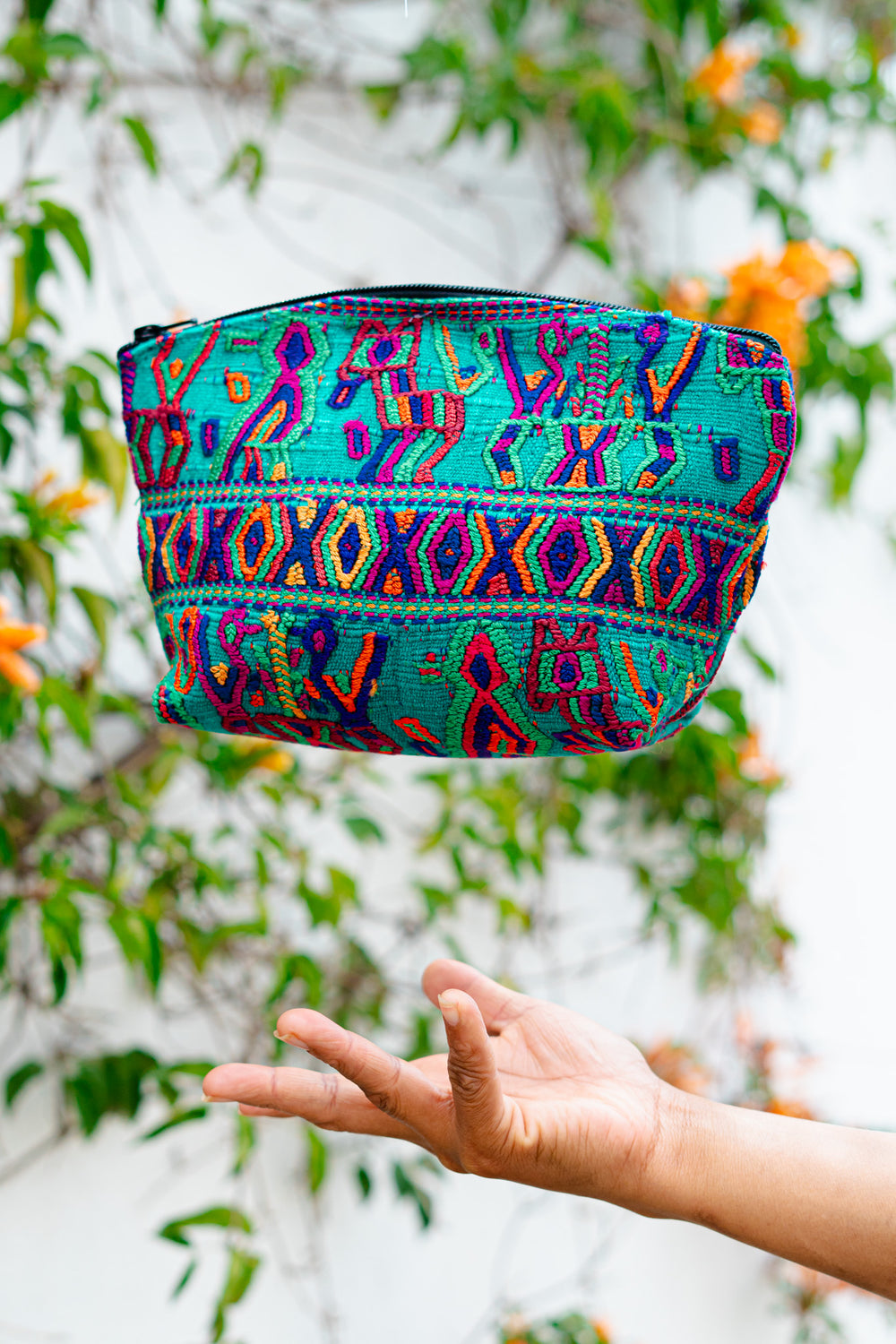 Huipil Makeup Bag