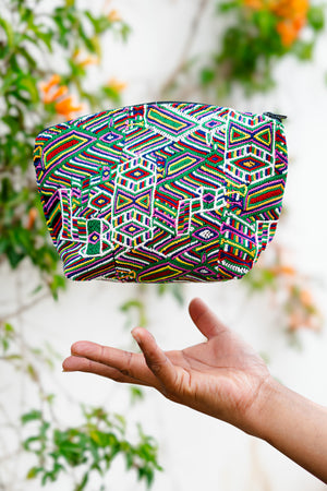 Huipil Makeup Bag