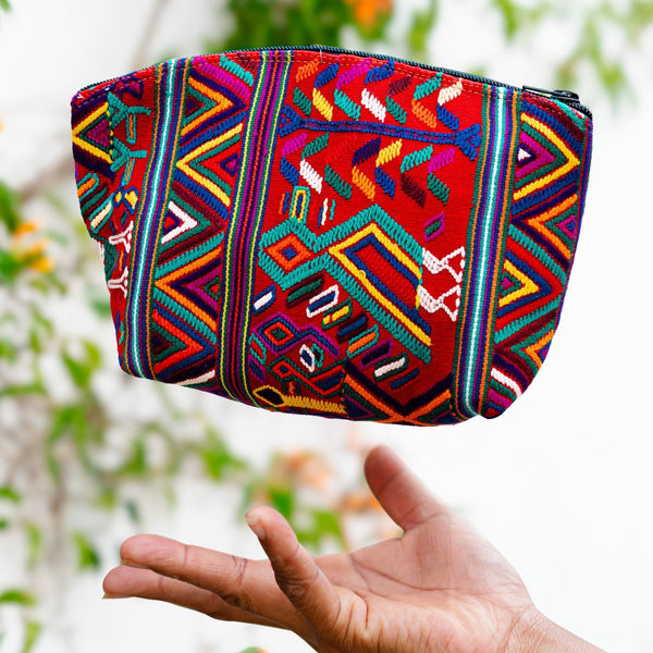 Huipil Makeup Bag