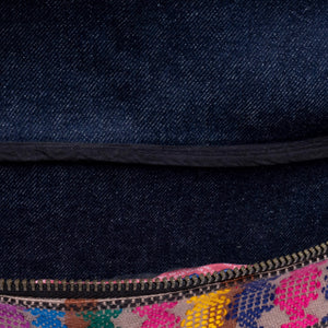 La Chispa Leather Crossbody Bag with Weaving