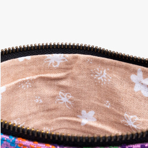 Leather La Doble Clutch with Weaving
