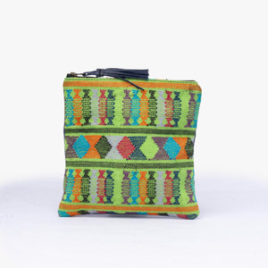 Leather La Doble Clutch with Weaving