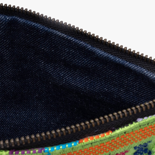 Leather La Doble Clutch with Weaving