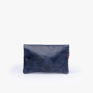 Leather La Doble Clutch with Weaving
