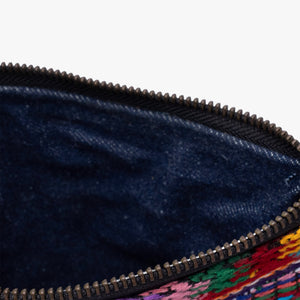 Leather La Doble Clutch with Weaving