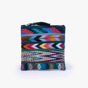 Leather La Doble Clutch with Weaving