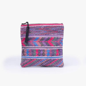Leather La Doble Clutch with Weaving
