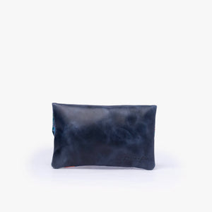 Leather La Doble Clutch with Weaving